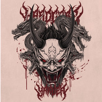 Виниловая пластинка Sick Solution – Hardcore Yakuza (LP, Album, Limited Edition, Numbered, 180g Clear/Red Splatter Vinyl) Изображение