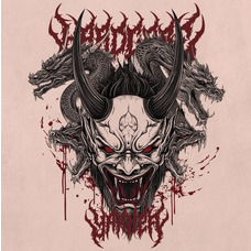 Вінілова платівка Sick Solution – Hardcore Yakuza (LP, Album, Limited Edition, Numbered, 180g Clear/Red Splatter Vinyl) Зображення