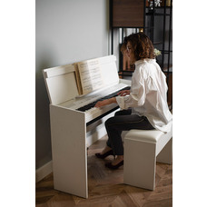 Cтійка для піаніно з кришкою для Roland (White) Зображення