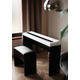 Стійка для піаніно без кришки для Yamaha P45 (Black)  Зображення