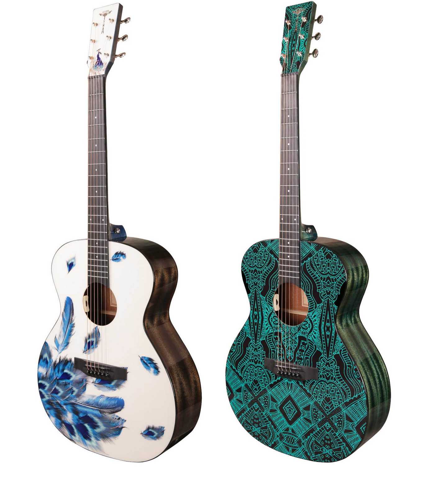 Електроакустичні гітари TYMA V-3 Plumme та V-3 Maze