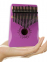Калімба Mbira Body з отвором, 17 клавіш, пурпурна акація 2