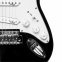 Електрогітара, форма: Stratocaster Stagg S300 BK 1
