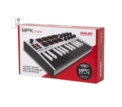 AKAI MPK MINI MK3 White MIDI клавіатура 15