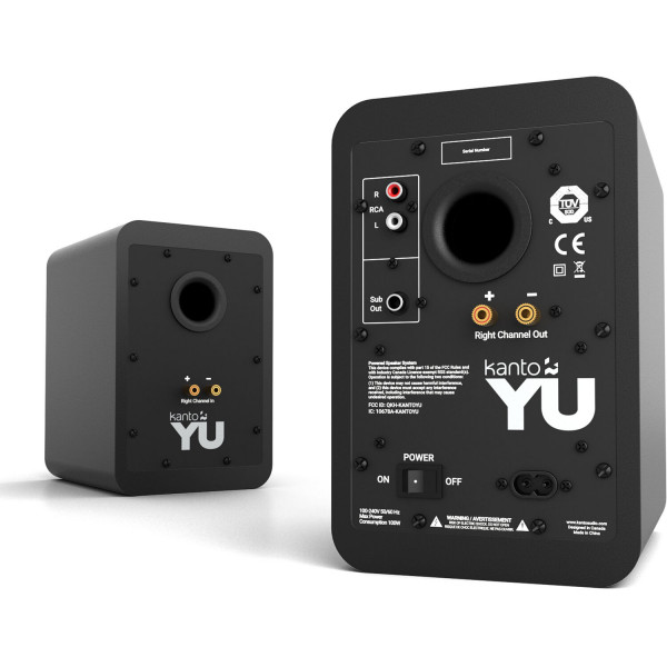 Активна полочна акустика Kanto YU (Matte Black) 5
