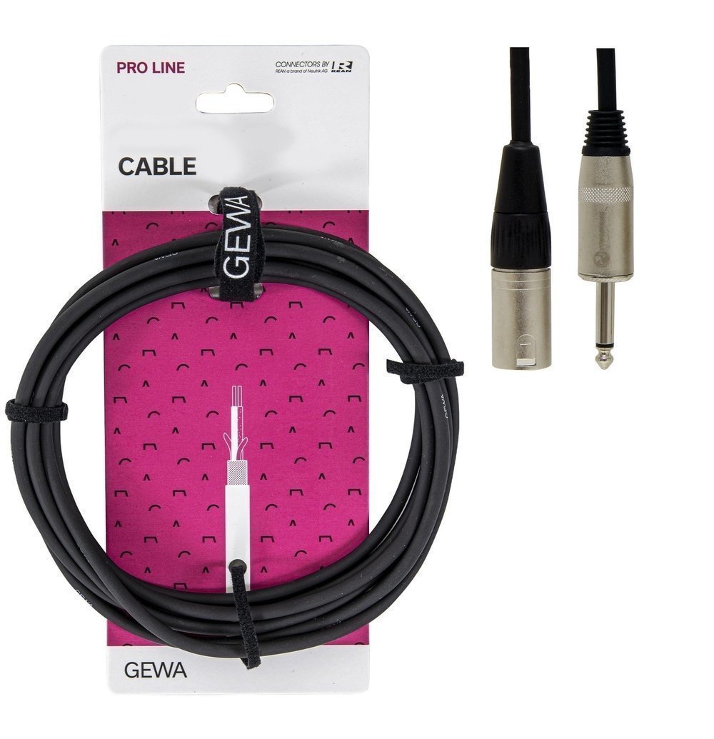 Акустичний кабель GEWA Pro Line Mono Jack 6,3 мм/XLR (m) (10 м)  2