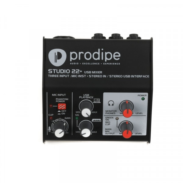 Аудиоинтерфейс Prodipe Studio 22+ 3
