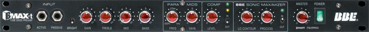BBE B-MAX T preamp - Басовый ламповый преамп 2