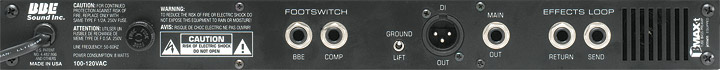 BBE B-MAX T preamp - Басовый ламповый преамп 3