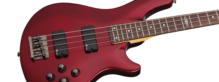 C-4 BASS SGR BY SCHECTER M RED - Бас гітара чотириструнна 3