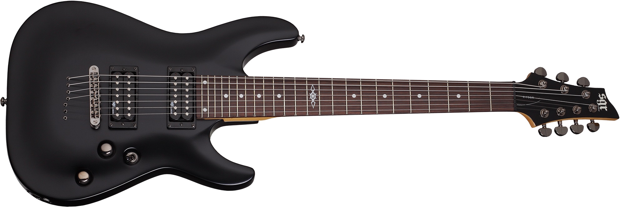C-7 SGR BY SCHECTER BLK - Электрогитара семиструнная 2