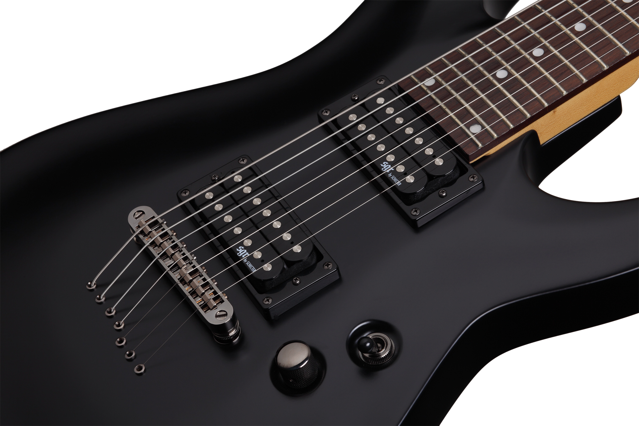 C-7 SGR BY SCHECTER BLK - Электрогитара семиструнная 4