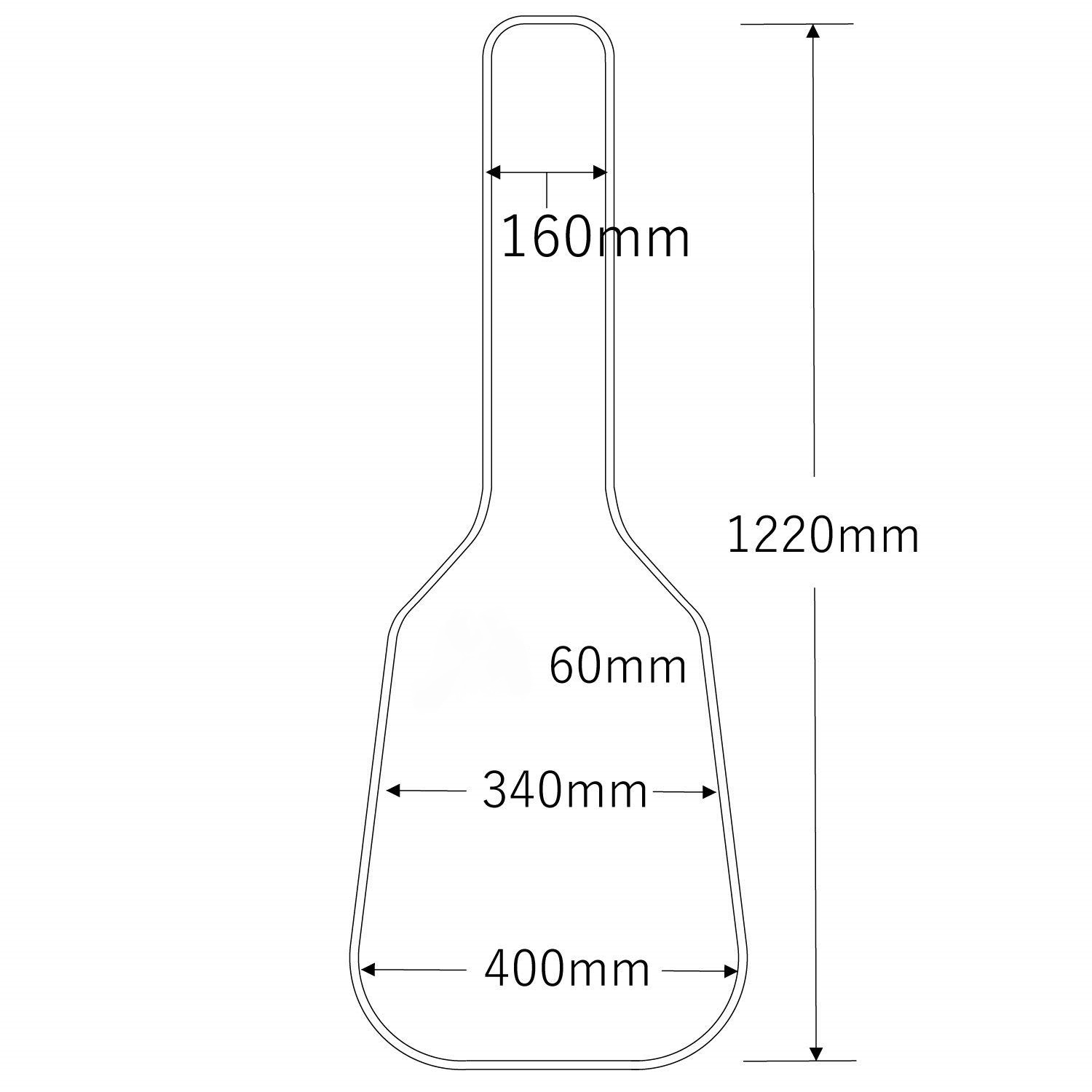 CNB BGB1280 - чехол для бас гитары 10