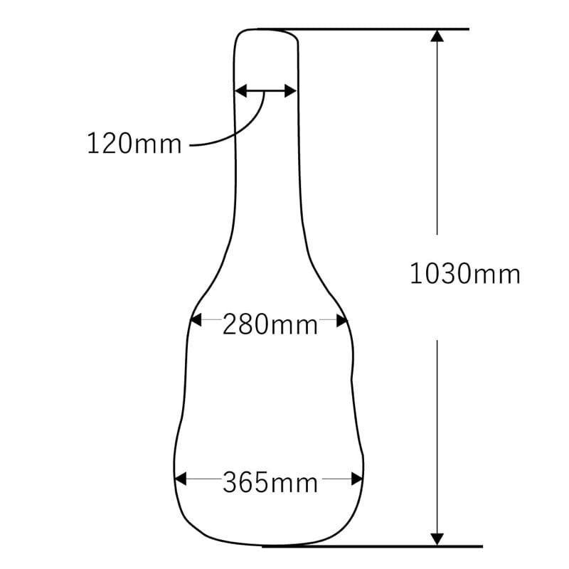 CNB EB380 - чехол для электро гитары 7