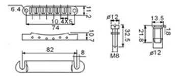 DR PARTS EBR7/CR - Струнотримач 3