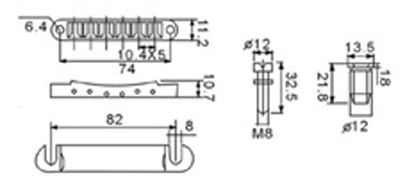 Струнотримач - DR PARTS EBR7/GD  2
