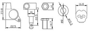 DR PARTS EMH7005/CR/R3/L3 - Колки для электрогитары 3