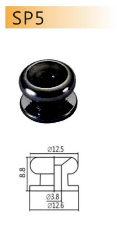 DR PARTS SP5/BK - Кріплення для ременя 2