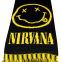 Шарф Nirvana (logo with smiles) 2