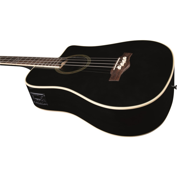 Електроакустична бас-гітара Eko Guitars NXT Bass B100ce (See Thru Black) 4