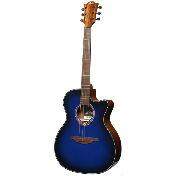 Электроакустическая гитара Lag Tramontane Special Edition GLA T-BLUE-ACE (Blue Burst) 3