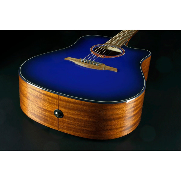 Электроакустическая гитара Lag Tramontane Special Edition GLA T-BLUE-DCE (Blue Burst) 5