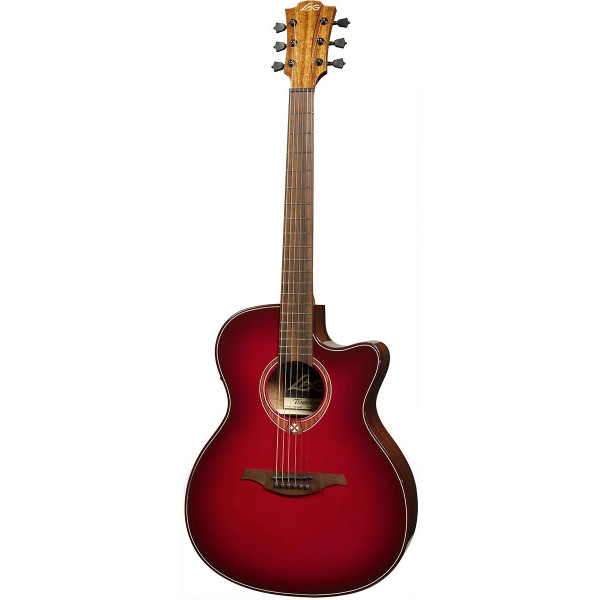 Электроакустическая гитара Lag Tramontane Special Edition GLA T-RED-ACE (Red Burst) 3