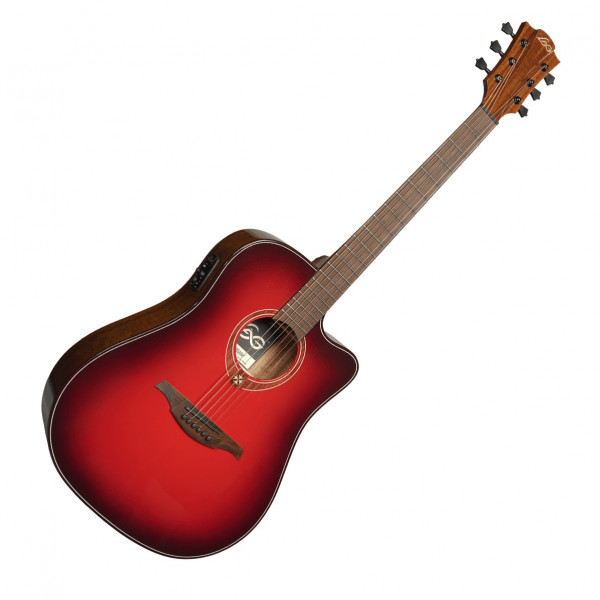 Електроакустична гітара Lag Tramontane Special Edition GLA T-RED-DCE (Red Burst) 2