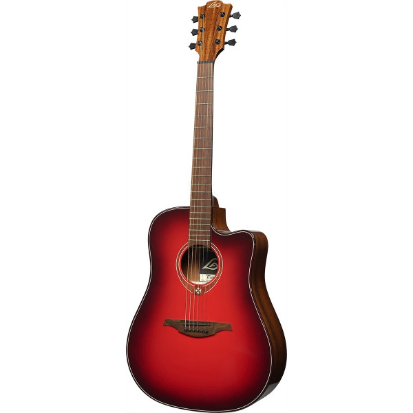 Електроакустична гітара Lag Tramontane Special Edition GLA T-RED-DCE (Red Burst) 3