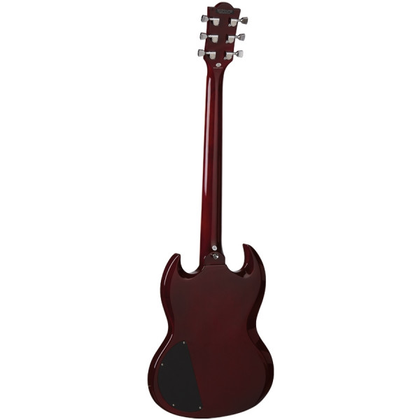 Електрогітара Eko Guitars DV-10 (Trasparent Red) 2