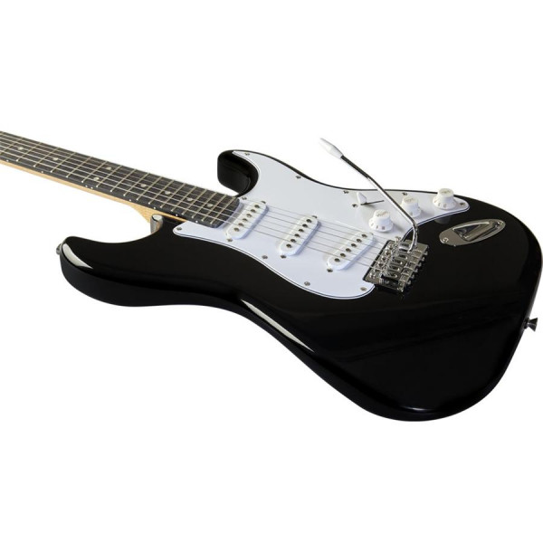 Електрогітара Eko S-300 (Black) 3