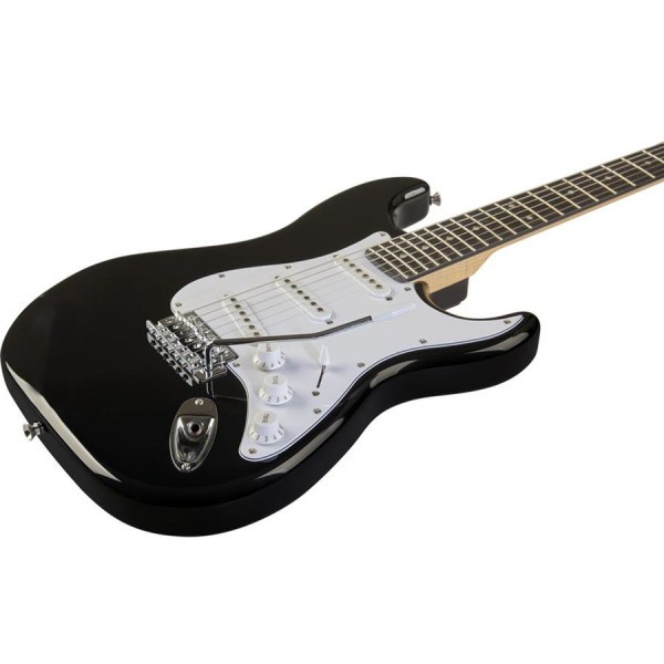 Електрогітара Eko S-300 (Black) 4