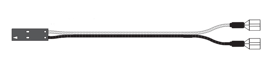Кабель для підключення до роз'єму стерео джеку - EMG Output Cable 12"  2