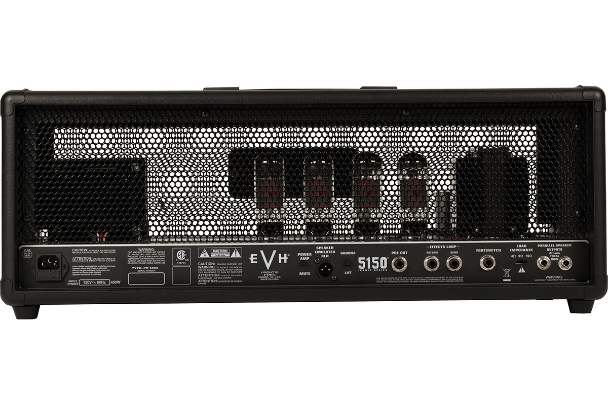 Гітарний підсилювач EVH 5150 ICONIC SERIES 80W HEAD BLACK  2