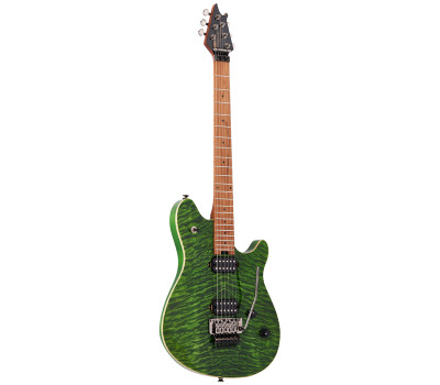 Електрогітара EVH WOLFGANG WG STANDARD WG QM TRANSPARENT GREEN  3