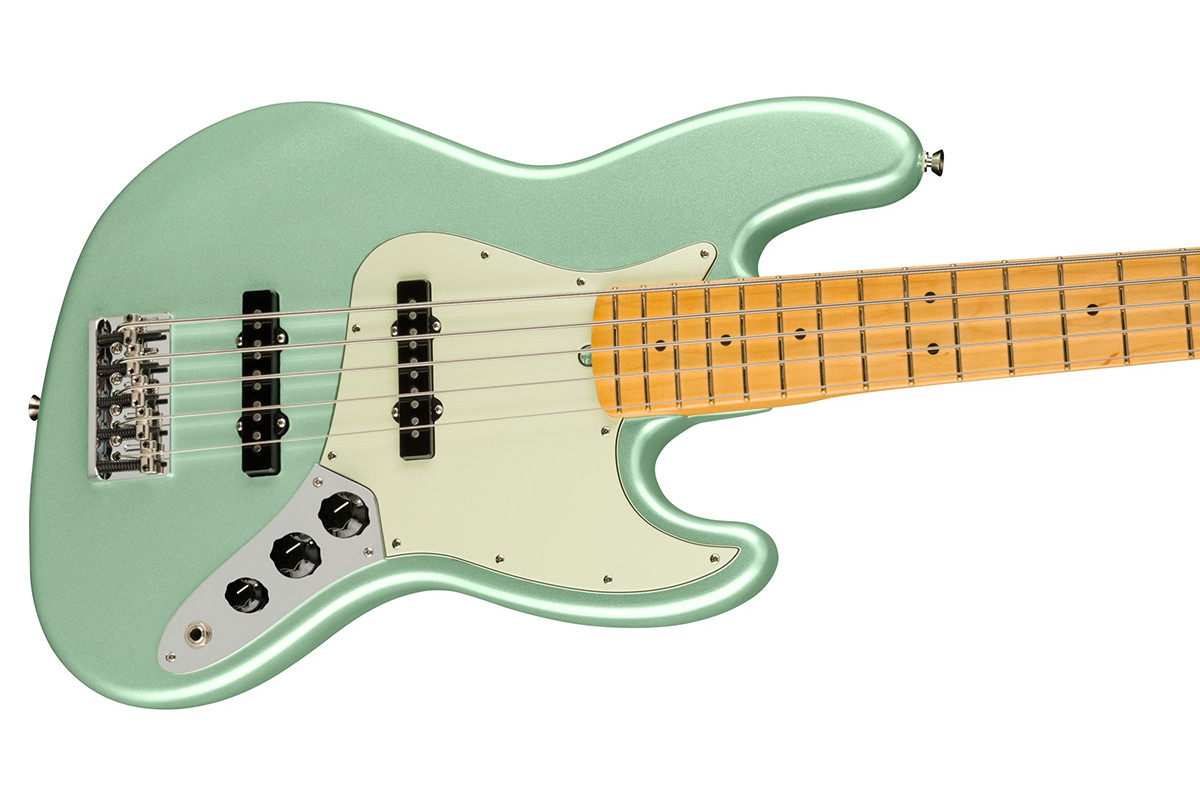 FENDER AMERICAN PRO II JAZZ BASS V MN MYSTIC SEAFOAM GREEN Бас-гітара 3