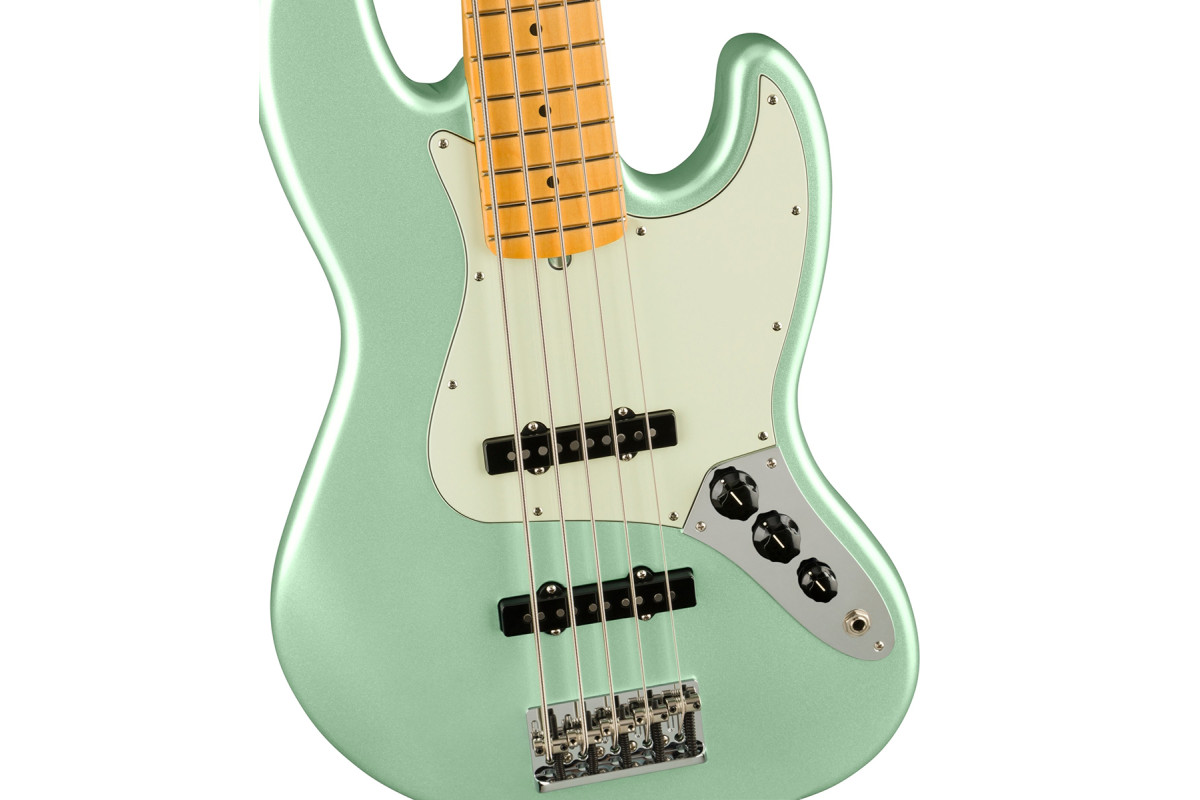FENDER AMERICAN PRO II JAZZ BASS V MN MYSTIC SEAFOAM GREEN Бас-гітара 4