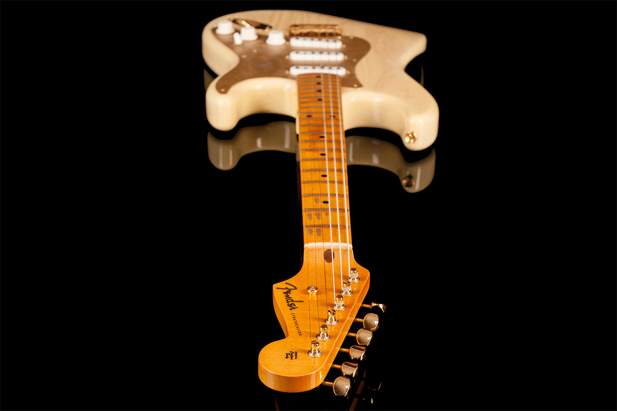 Електрогітара FENDER CUSTOM SHOP LIMITED EDITION '55 HARDTAIL STRATOCASTER JOURNEYMAN RELIC GOLD HARDWARE NATURAL BLONDE  5