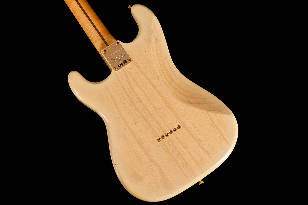 Електрогітара FENDER CUSTOM SHOP LIMITED EDITION '55 HARDTAIL STRATOCASTER JOURNEYMAN RELIC GOLD HARDWARE NATURAL BLONDE  7