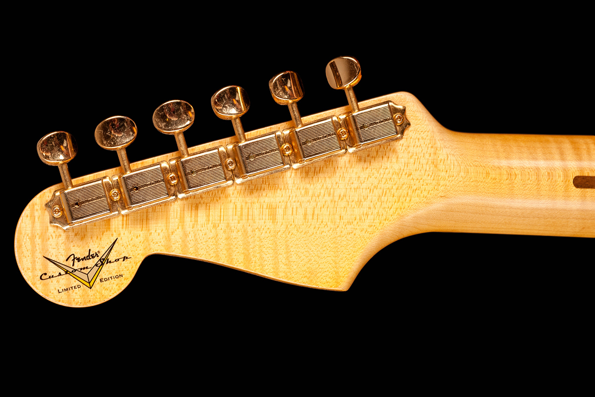 Електрогітара FENDER CUSTOM SHOP LIMITED EDITION '55 HARDTAIL STRATOCASTER JOURNEYMAN RELIC GOLD HARDWARE NATURAL BLONDE  9