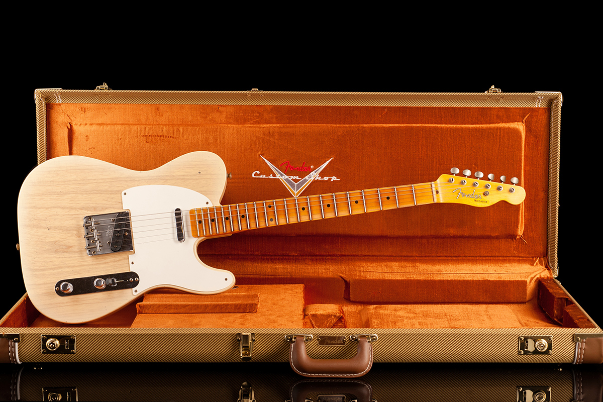 FENDER CUSTOM SHOP LIMITED EDITION '55 TELECASTER JOURNEYMAN RELIC NATURAL BLONDE Электрогитара 10