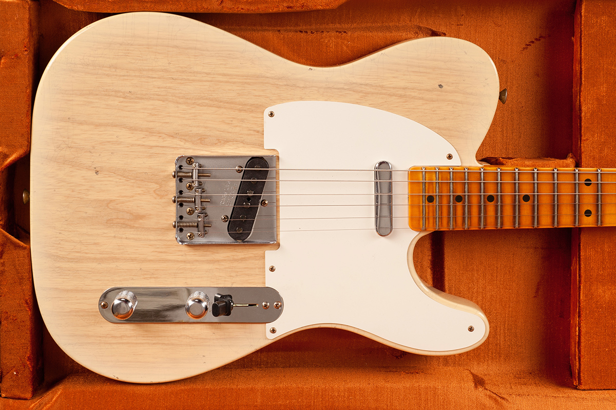 FENDER CUSTOM SHOP LIMITED EDITION '55 TELECASTER JOURNEYMAN RELIC NATURAL BLONDE Электрогитара 11