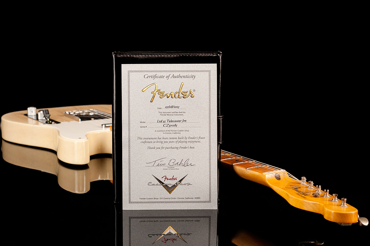 FENDER CUSTOM SHOP LIMITED EDITION '55 TELECASTER JOURNEYMAN RELIC NATURAL BLONDE Электрогитара 12