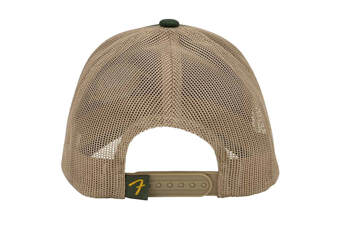 FENDER GLOBE PICK PATCH HAT GREEN KHAKI Кепка 3