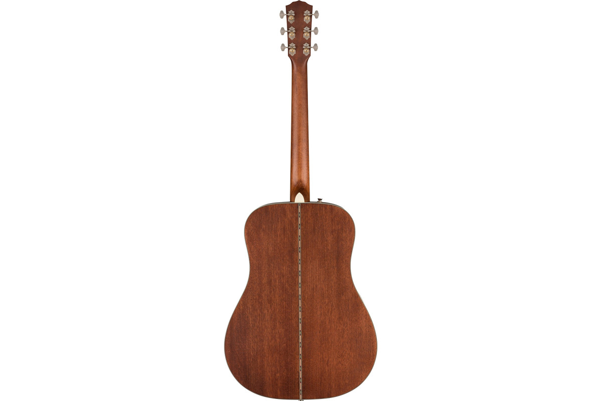Гитара электроакустическая FENDER PD-220E DREADNOUGHT ALL MAHOGANY WITH CASE AGED COGNAC BURST  2