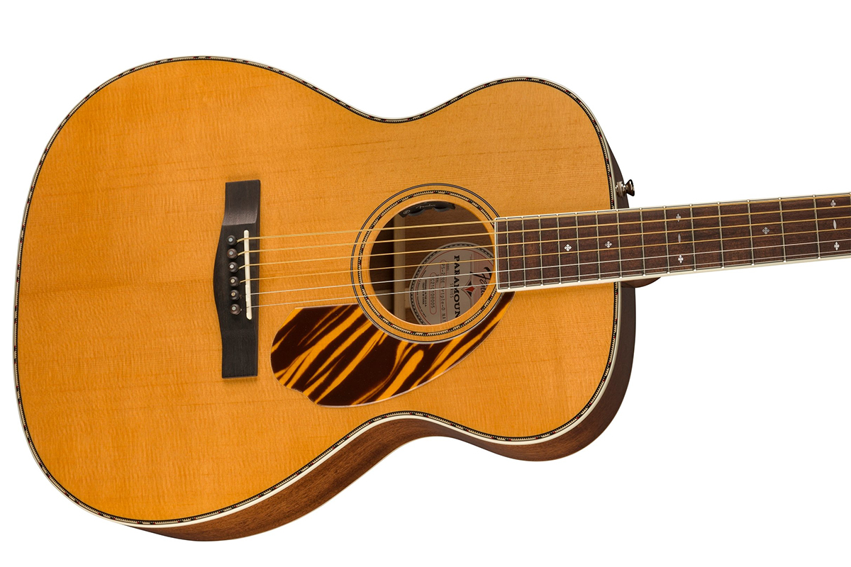 Гітара електроакустична FENDER PO-220E ORCHESTRA WITH CASE NATURAL  4
