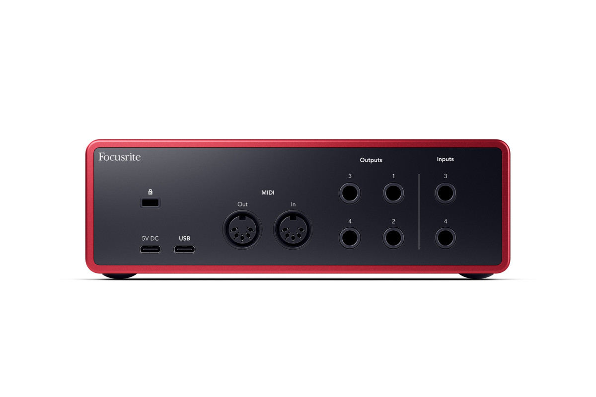 Аудиоинтерфейс FOCUSRITE Scarlett 4i4 4th Gen  3