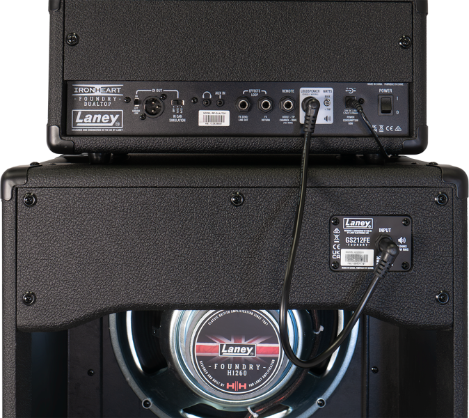 Компактний стек (голова+кабінет) для гітари Laney IRF-DUALRIG212 3