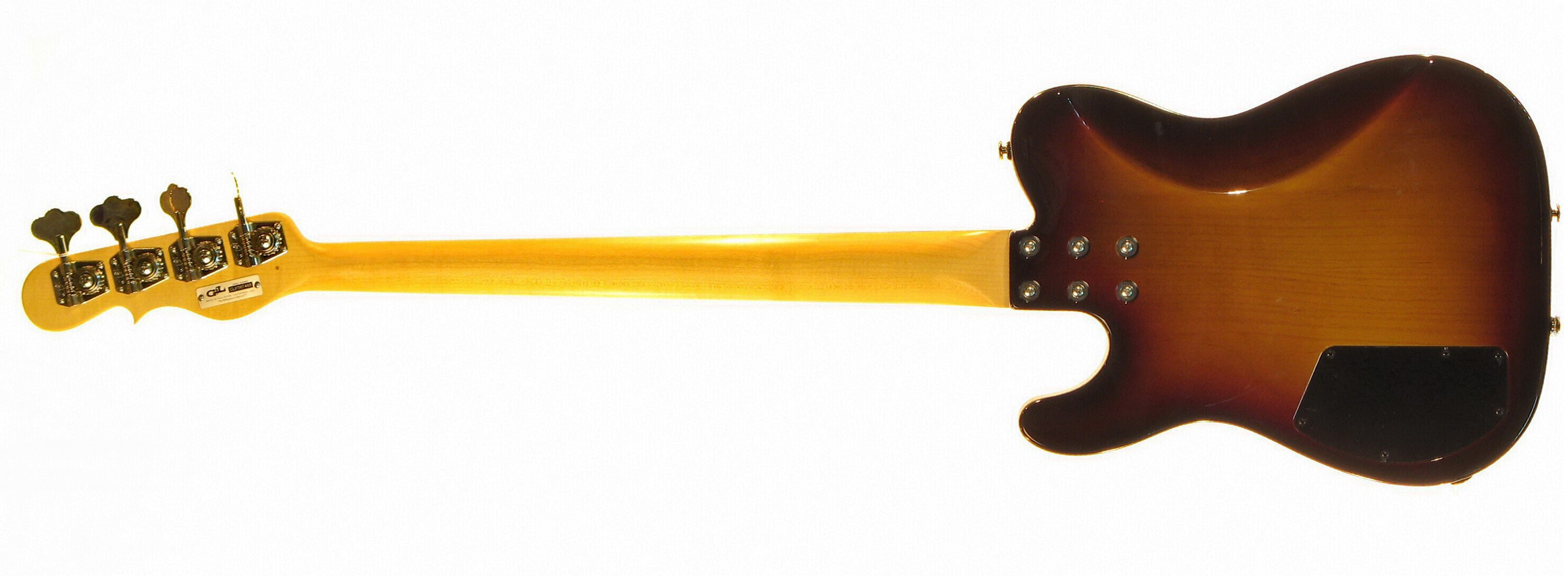 G&L ASAT BASS (3-Tone Sunburst, rosewood) №CLF067465. Made in USA - Чотириструнна бас-гітара 4