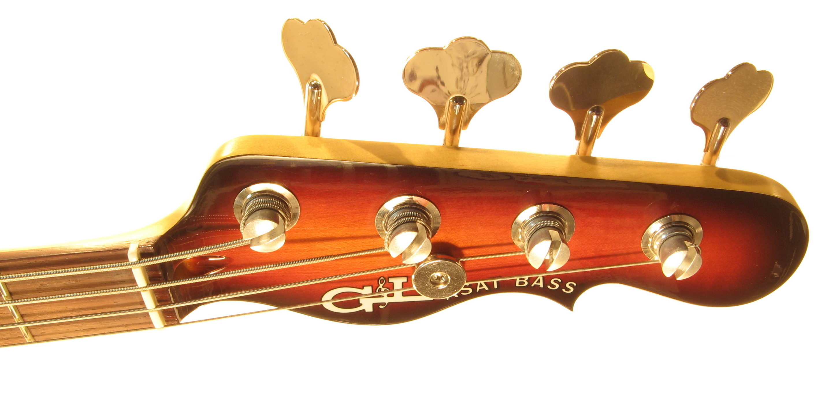 G&L ASAT BASS (3-Tone Sunburst, rosewood) №CLF067465. Made in USA - Чотириструнна бас-гітара 8